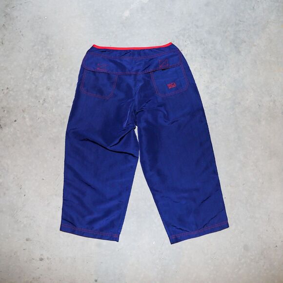 Vintage Sporty Athleisure Mid Rise Y2K Bermuda Capri Pants Summer Shorts Small - Picture 3 of 4